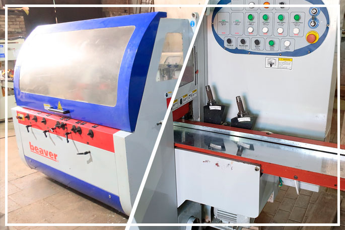 Как настроить четырехсторонний станок?