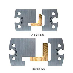 Строгальные ножи для углового молдинга (комплекты по 2, 3 шт.) | Официальный дистрибьютор Logosol