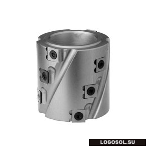 Спиральная копирная фрезерная головка с индексируемыми пластинами | Официальный дистрибьютор Logosol