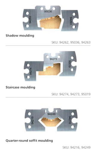 Строгальные ножи для карниза (комплекты по 1, 2, 3 шт.) | Официальный дистрибьютор Logosol