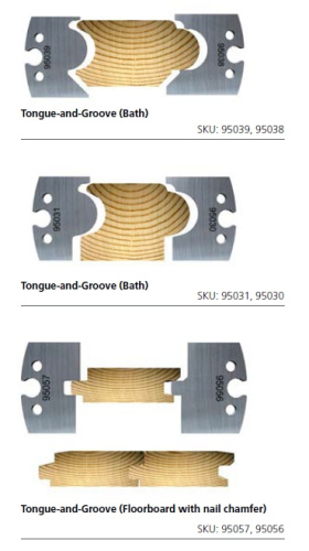 Строгальные ножи для вагонки (комплекты по 2 шт.) | Официальный дистрибьютор Logosol