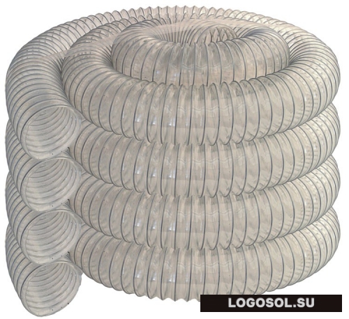 Шланг для стружки, Ø 100 мм, 12м | Официальный дистрибьютор Logosol