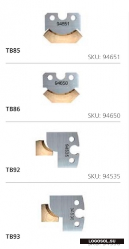 Строгальные ножи для карниза (комплекты по 1, 2, 3 шт.) | Официальный дистрибьютор Logosol