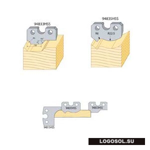 Стартовый набор строгальных ножей и клиньев для DH410 | Официальный дистрибьютор Logosol