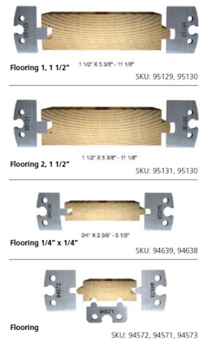 Строгальные ножи для вагонки (комплекты по 2 шт.) | Официальный дистрибьютор Logosol