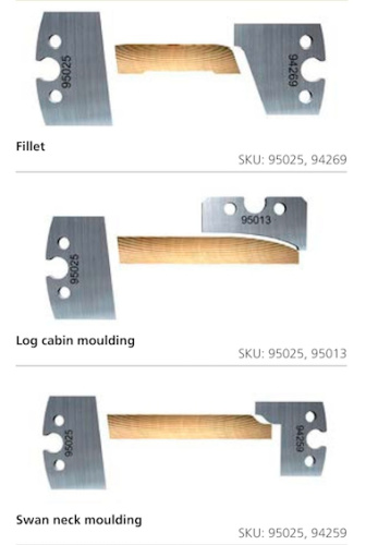 Строгальные ножи для панельной обшивки (комплекты по 2, 3, 4 шт.) | Официальный дистрибьютор Logosol