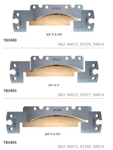Строгальные ножи для сруба (комплекты по 3, 4, 5 шт.) | Официальный дистрибьютор Logosol