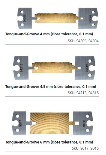 Строгальные ножи для вагонки (комплекты по 2 шт.) | Официальный дистрибьютор Logosol