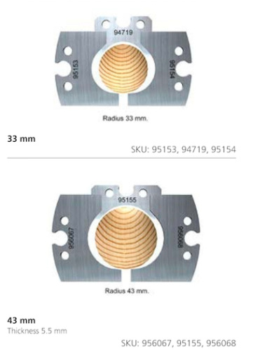 Строгальные ножи для сруба (комплекты по 3, 4, 5 шт.) | Официальный дистрибьютор Logosol