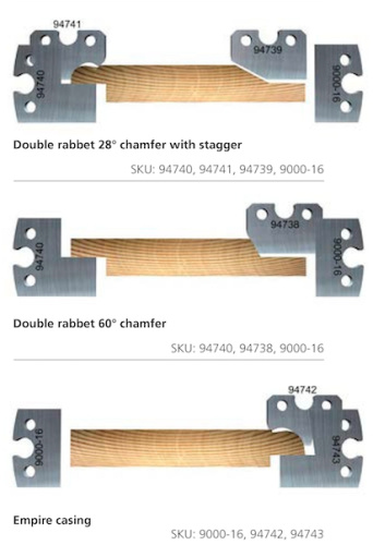 Строгальные ножи для панельной обшивки (комплекты по 2, 3, 4 шт.) | Официальный дистрибьютор Logosol