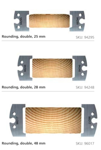 Строгальные ножи для балок и опалубки (комплекты по 1, 2 шт.) | Официальный дистрибьютор Logosol