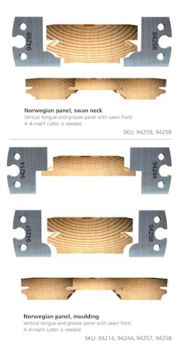 Строгальные ножи для панельной обшивки (комплекты по 2, 3, 4 шт.) | Официальный дистрибьютор Logosol