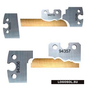 Строгальные ножи для наличника и плинтуса (комплекты по 1, 2, 3 шт.) | Официальный дистрибьютор Logosol