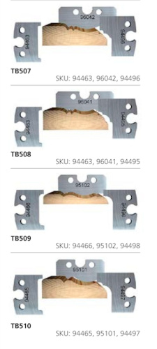 Строгальные ножи для наличника и плинтуса (комплекты по 1, 2, 3 шт.) | Официальный дистрибьютор Logosol