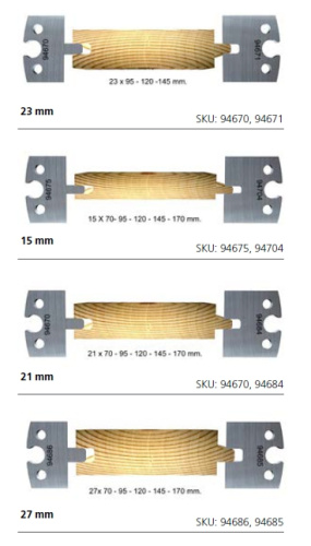 Строгальные ножи для вагонки (комплекты по 2 шт.) | Официальный дистрибьютор Logosol