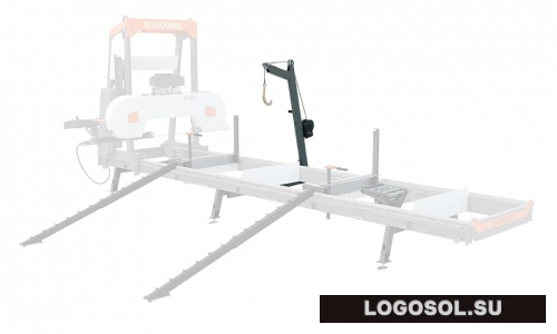 Погрузчик/сбрасыватель брёвен, B1001 | Официальный дистрибьютор Logosol
